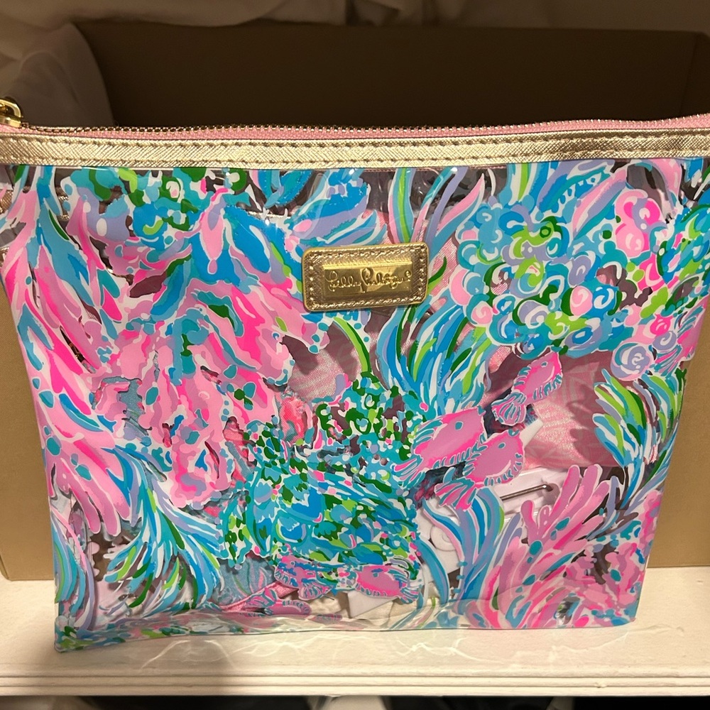 Lilly Pulitzer Zippered Pouch - Never Used